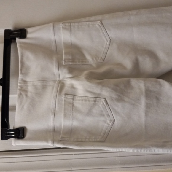 LYSSE Skinny Pants Sz S White 2-Back Pockets Elastic Waist Stretch NWOT - Picture 7 of 11